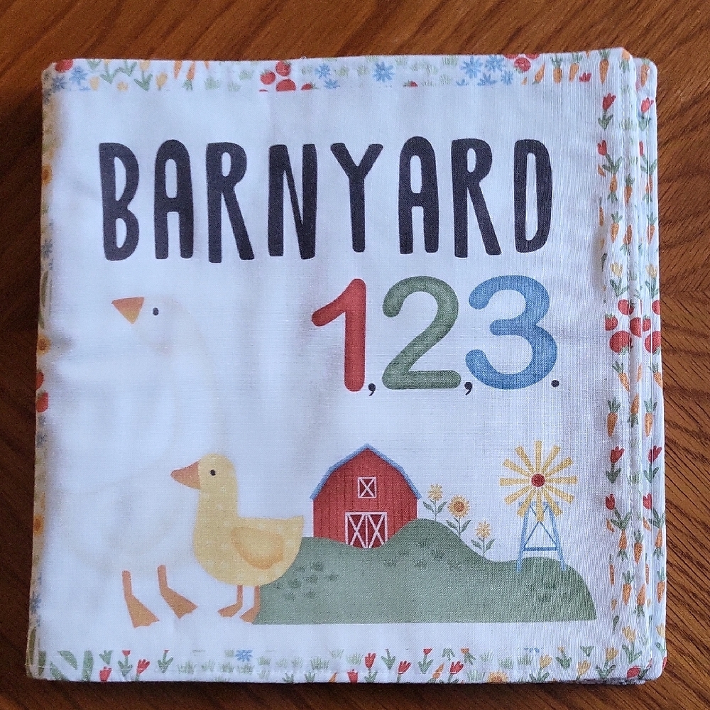 Barnyard 123 Baby Cloth Book